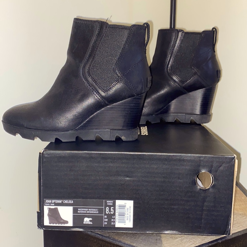 Sorel Joan uptown Chelsea black 8.5
